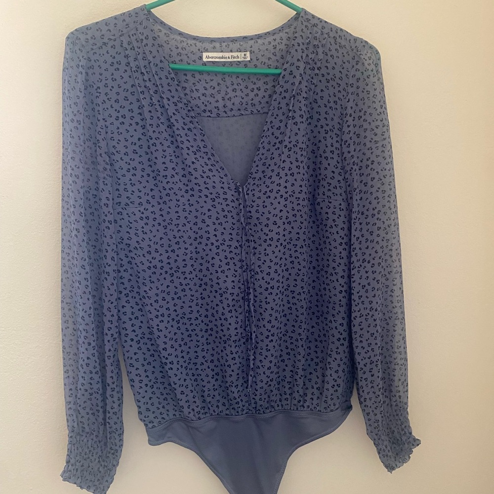 Abercrombie and Fitch Long Sleeve Bodysuit medium